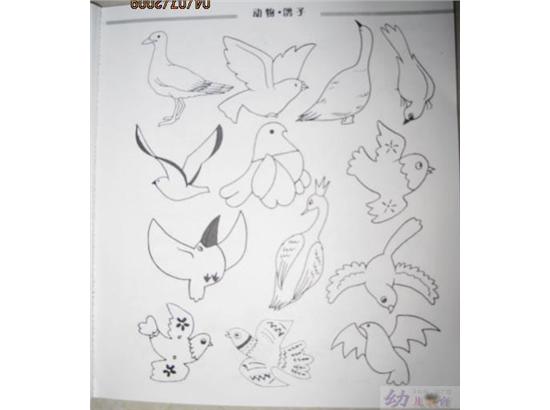 鸽子的画法大全图片 鸽子的画法,简笔画鸽子的画法 高清图片